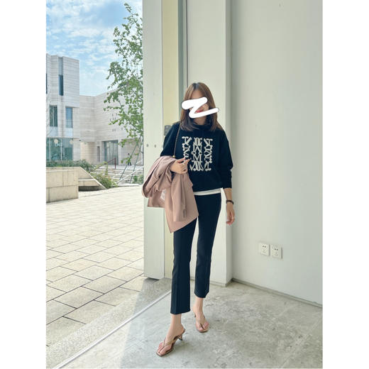 25特价 2209513    小开衩 直筒 百搭西裤 羊毛精纺 商品图1