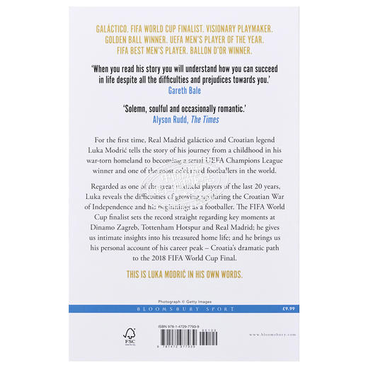 【中商原版】卢卡·莫德里奇：自传（魔笛，西甲皇马） 英文原版 Luka Modric: Official Autobiography Robert Matteoni 商品图2