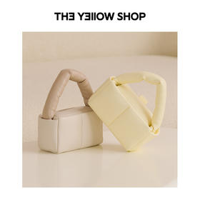 【林允同款】THE YELLOW SHOP 柔软羽绒斜挎手提盒子包「预售」