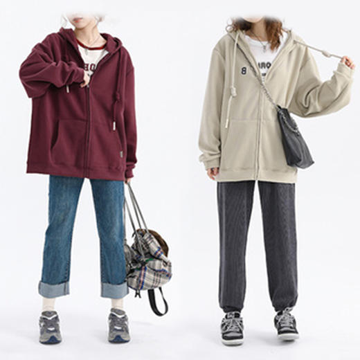 裁缝学苑AQ128 韩版休闲上衣拉链连帽卫衣纸样女外套新款打版裁剪 商品图1