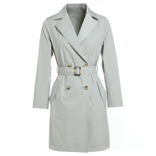 乔万尼风衣外套女新款小个子女春季韩版宽松收腰EF3A837 商品图4