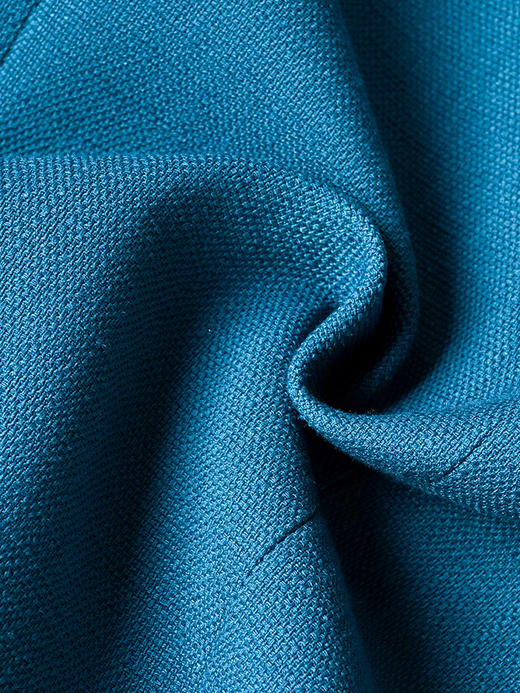 米思阳2024春季新款时尚通勤青果领双排扣修身西装长袖外套女2485 商品图3