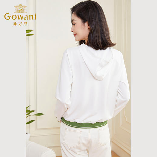 乔万尼卫衣女新款爆款时尚洋气连帽减龄设计小个子EF3C873 商品图4