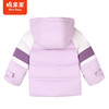 商场同款棉果果冬季男童女童工装外套连帽保暖抗冻拼色中长款羽绒服M422102922602 商品缩略图3