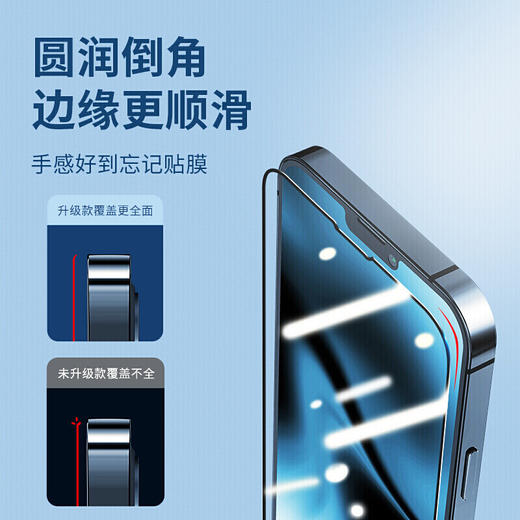 【MOCOLL】摩可 iPhone14系列 高清/防窥 钢化保护膜 商品图3
