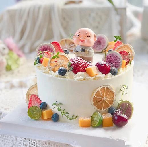 水果长辈祝寿生日蛋糕 可定0蔗糖0麸质 商品图0