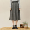 Famecoco范可儿羊毛半身呢子裙女士秋冬高腰百褶裙遮肚子F228HA027 商品缩略图3