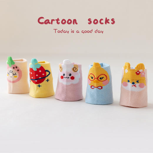 【特价19.9/5双】A类儿童袜子秋款男女童纯棉秋季男女孩秋冬中筒袜大童学生运动袜 商品图14