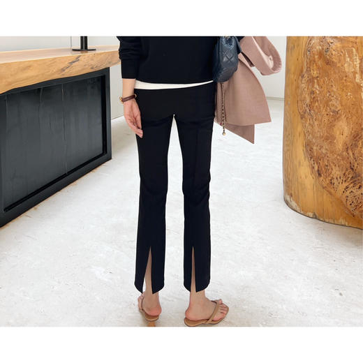 25特价 2209513    小开衩 直筒 百搭西裤 羊毛精纺 商品图3