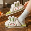 【超萌超可爱❗️兔兔毛绒保暖棉拖鞋】穿上5秒就暖脚的鞋子，日式卡通秋冬厚底毛绒绒拖鞋，洋气百搭地板拖棉拖，兔子蛇年本命年好礼物新年礼盒年货礼盒 商品缩略图5