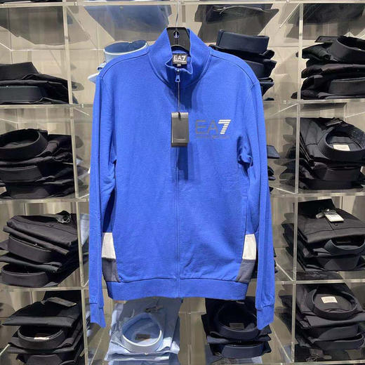 EMPORIO ARMANI 秋季男士新款立领开衫EA7系列休闲外套 商品图0