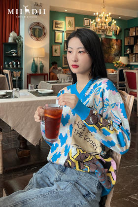 穿针织的可爱秋天💙