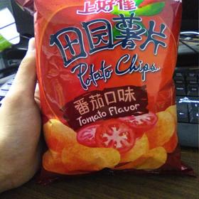 上好佳薯片田园薯片袋装40g 番茄味