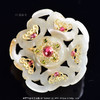 【柔情】古玉花胸针-BY1906009 商品缩略图0