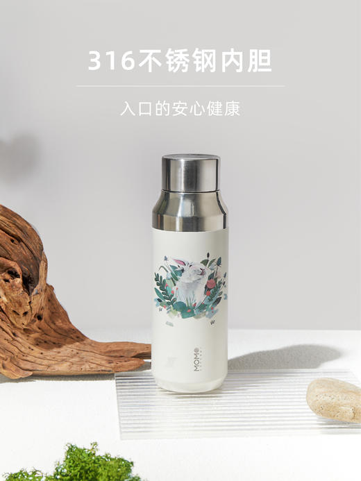 日本MOMO保温杯女生高颜值迷你小巧便携水杯咖啡送礼物316不锈钢 商品图1