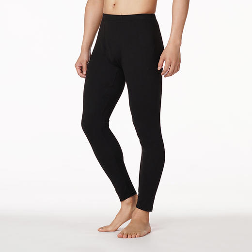 都市丽人都市锋尚基础系列轻暖5至15度男士薄九分裤阳离子罗纹薄单层裤打底裤FL24A0 商品图1