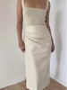 SIJIA | Venus skirt 弹力PU裹身半身裙  [ 酒红AW2478 / 黑AW2348 / 白AW2349 / 棕AW2350 ] 商品缩略图3
