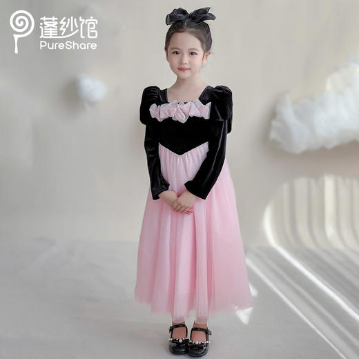 [亲子款首发]pureshare 女童公主裙连衣裙新款蓬蓬裙——花瑶公主裙 商品图7