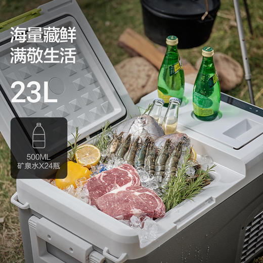 威克士车载冰箱家车两用WU098便携移动户外露营冷冻冷藏小冰箱 商品图2