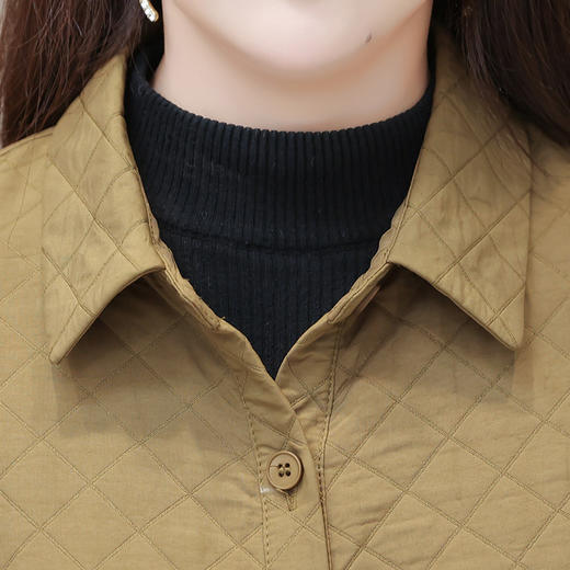 WE XYKL-SM99 时尚风衣外套女中长款2022秋冬新款修身翻领高档洋气优雅显瘦大衣 商品图3