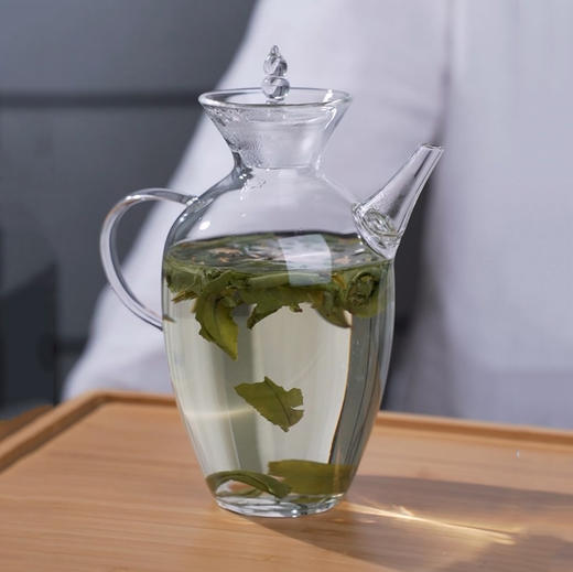 茶家吉橙 玻璃中国樽磨砂透明玻璃器慕宋水注茶器茶杯酒具现小蛮腰杯 商品图1