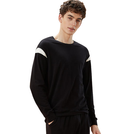 【触棉】男士撞色家居服套装B69311411 商品图4