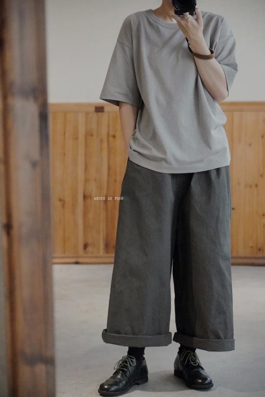 HTS卡其/黑/棕/墨绿阔腿裤 商品图7