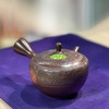 日本进口常滑烧玉龙作窑变丸行菊纹精雕刻急须功夫茶泡茶壶 商品缩略图3