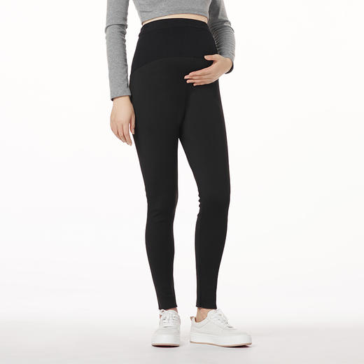都市丽人基础系列强暖负15至负5度孕妇九分裤锦纶厚孕妇裤打底裤LL24B9 商品图0