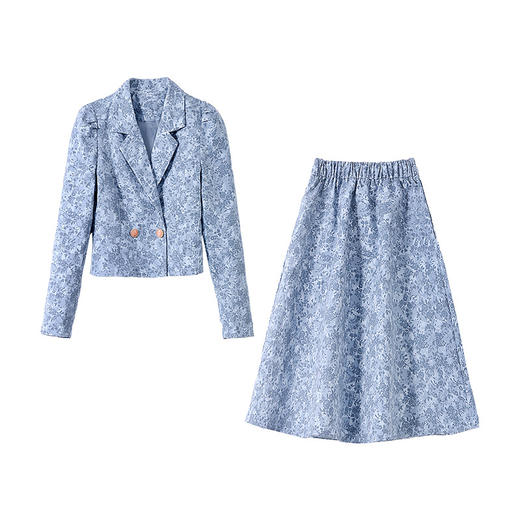 新款女装气质时尚洋气套装两件套早秋季HR-WJ82389 商品图4