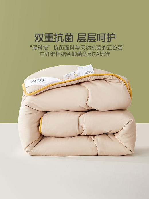 水星家纺旗下百丽丝家纺  五谷蛋白纤维被子四季通用被芯单双人被 商品图2