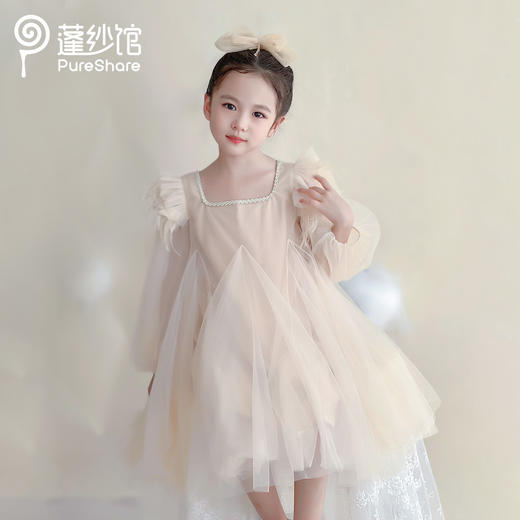pureshare 女童公主裙连衣裙新款蓬蓬裙-泡芙公主裙 商品图2
