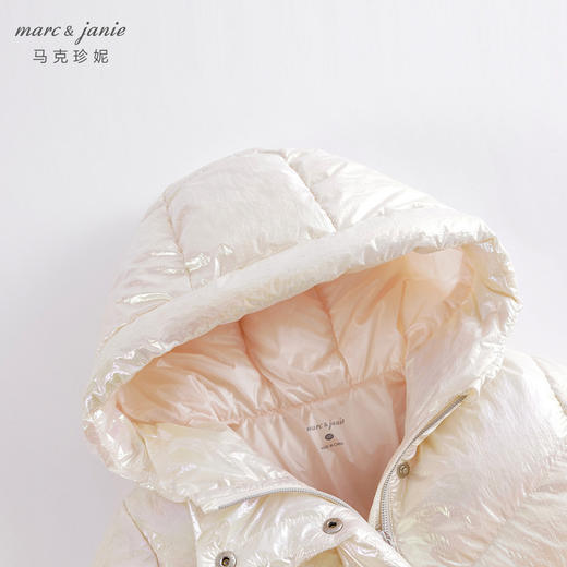 马克珍妮冬装新款 女童炫彩中长款加厚保暖羽绒服221259 商品图4