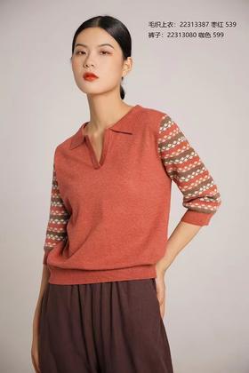 女毛织上衣13387