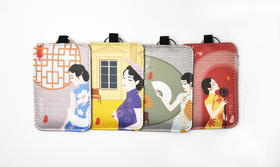 东方雅致丝绸卡包*旗袍