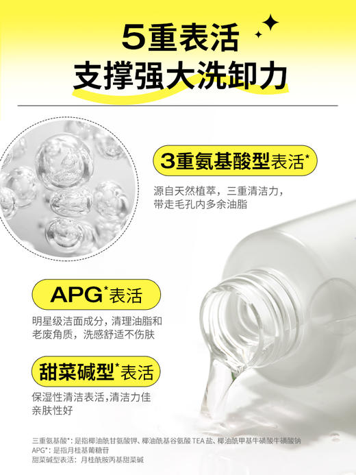 悦芙媞洁颜蜜氨基酸洗面奶深层清洁洗卸合一洁面可卸防晒控油男女 商品图2