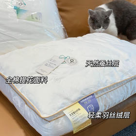 园园亲选南通家居顶柔桑蚕丝二合一枕！防螨滋养久睡不塌享受睡眠