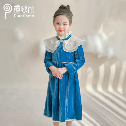 pureshare 女童公主裙连衣裙新款蓬蓬裙——莱茵连衣裙 商品图0