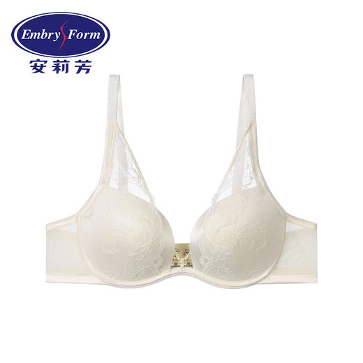 【3F】安莉芳性感蕾丝文胸女士薄款大胸显小内衣EB00510 商品图1