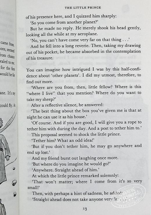 【中商原版】企鹅布面经典系列 小王子 英文原版 The Little Prince And Letter to a Hostage Antoine de Saint Exupery 经典 商品图8