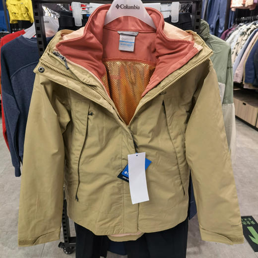 哥伦比亚女式夹棉内胆防水三合一WR0857 商品图1