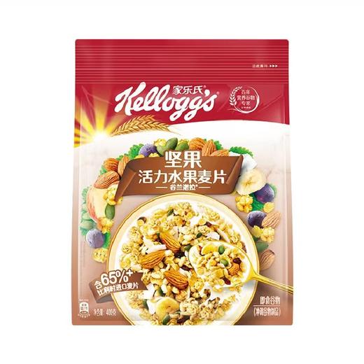 家乐氏坚果活力水果麦片400g 商品图0