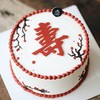 长辈贺寿手绘蛋糕 商品缩略图0