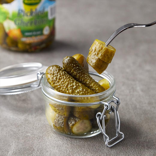 德国冠利酸青瓜670g/031797 汉堡配菜开封即食腌制小黄瓜 商品图1