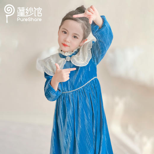 pureshare 女童公主裙连衣裙新款蓬蓬裙——莱茵连衣裙 商品图2