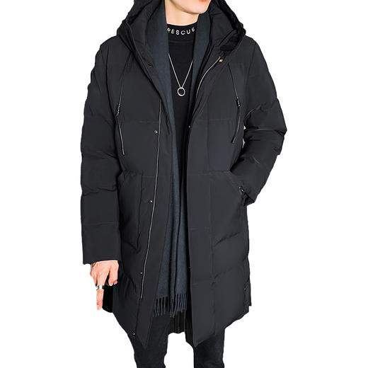 外套男冬季2023新款潮流棉袄连帽棉服加厚中长款保暖棉衣mrr26 商品图3