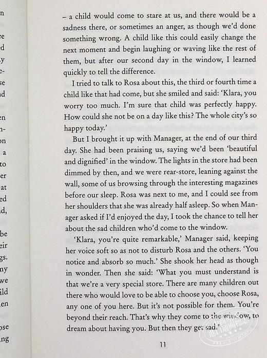 【中商原版】诺贝尔文学奖2017年得主 石黑一雄 克拉拉与太阳 英版平装 英文原版 Klara and the Sun Kazuo Ishiguro 费伯小说 商品图9