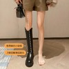 ZHR小个子长筒靴女不过膝加绒2022年冬季新款女鞋高筒V口骑士靴子 商品缩略图3