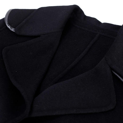 MH9C7斯尔丽瑟俪2022年冬上新商场同款高端英伦风海军领双面呢显瘦大衣 商品图2