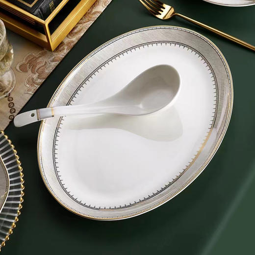 凡瑞斯骨瓷卡布奇诺10人用42头套装餐具乔迁送礼 商品图3